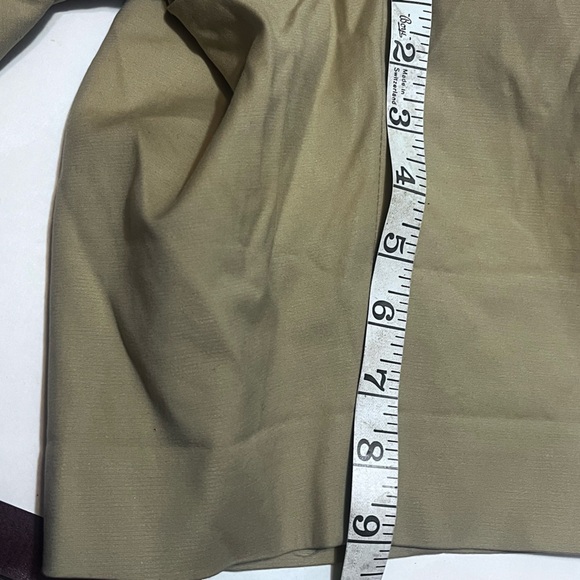 Theory Waist Tab Shorts Women's Sz 8 Tan Chino Walkers - Picture 5 of 8